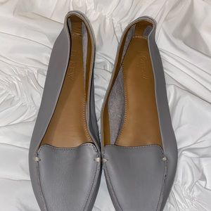 Grey blue flats